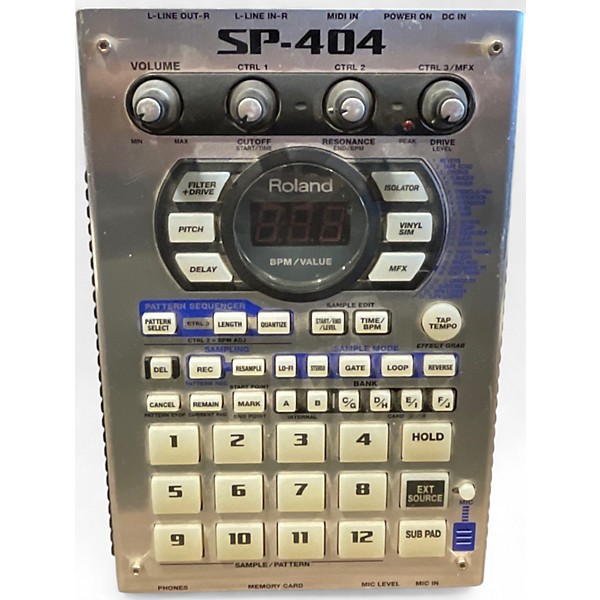Used Roland SP-404 MIDI Controller