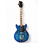 Used Reverend Manta Ray 390 Blue Hollow Body Electric Guitar thumbnail