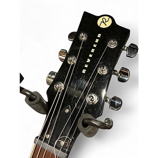 Used Reverend Manta Ray 390 Blue Hollow Body Electric Guitar