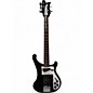 Used Richenbacker 4003 5 STRING Black Electric Bass Guitar thumbnail