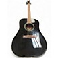 Used Washburn D-10B Black Acoustic Guitar thumbnail