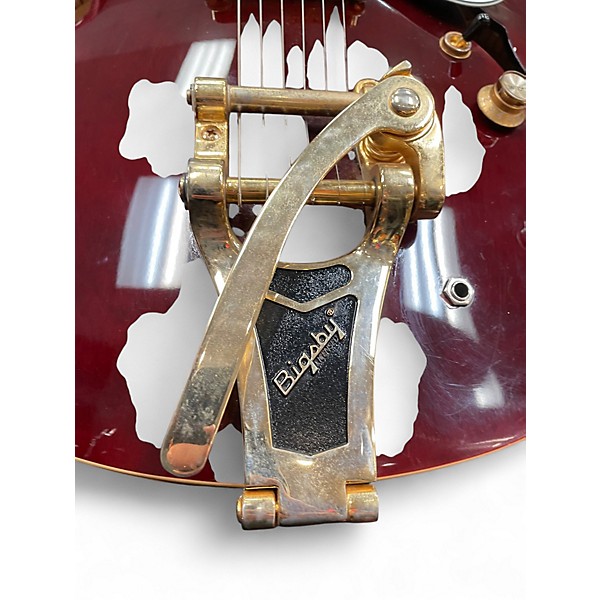 Used Epiphone Riviera P93 Wine Red Hollow Body Electric Guitar