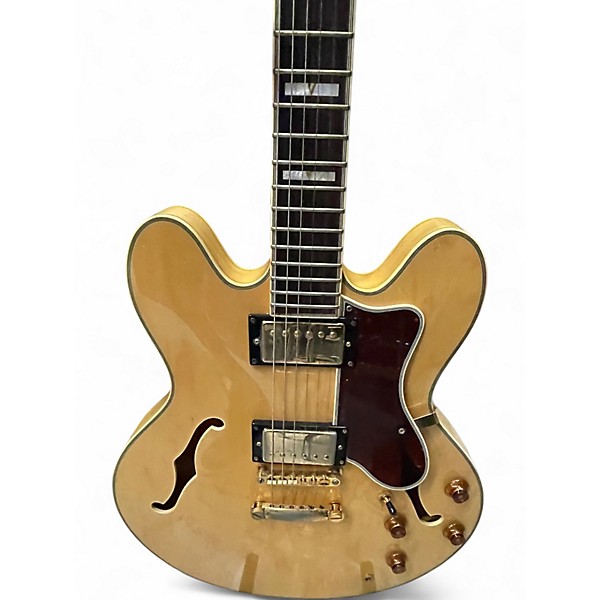Used Epiphone Sheraton Natural Hollow Body Electric Guitar
