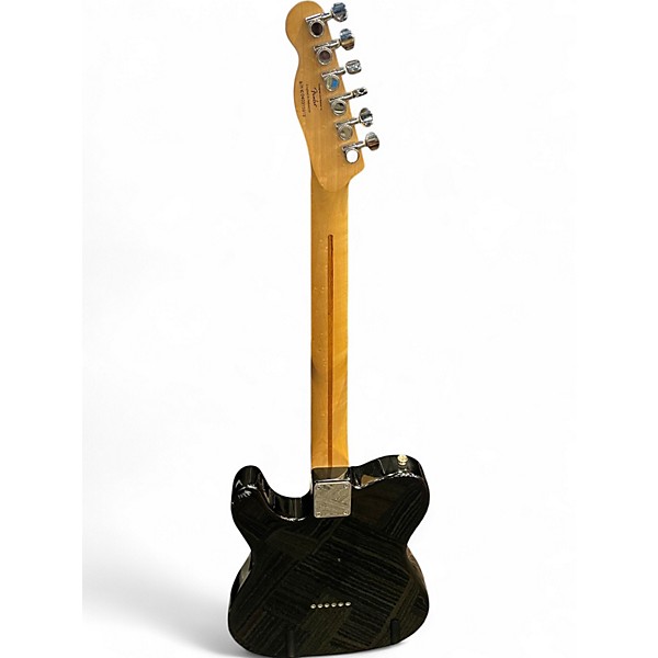 Used Squier TELECASTER DELUXE Black Solid Body Electric Guitar