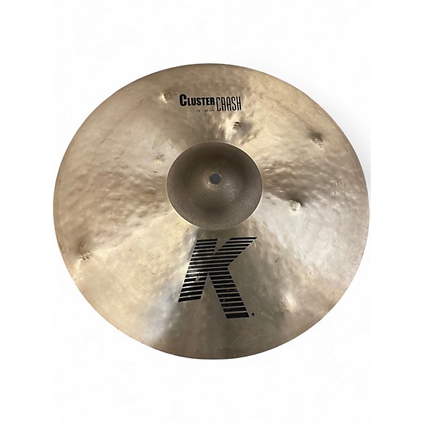 Used Zildjian 16in K Cluster Crash Cymbal