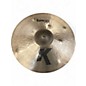 Used Zildjian 16in K Cluster Crash Cymbal