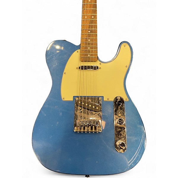 Used Squier Telecaster Blue Solid Body Electric Guitar