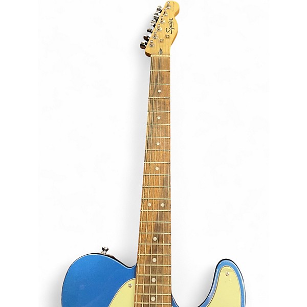 Used Squier Telecaster Blue Solid Body Electric Guitar