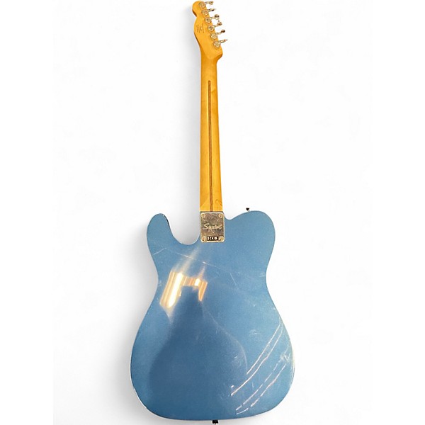 Used Squier Telecaster Blue Solid Body Electric Guitar