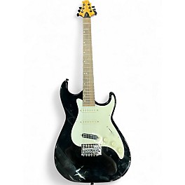 Used Samick GREG BENNET MALIBU Black and White Solid Body Electric Guitar