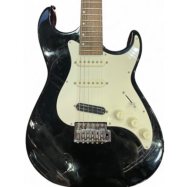 Used Samick GREG BENNET MALIBU Black and White Solid Body Electric Guitar