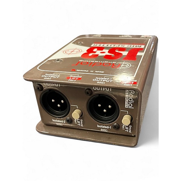Used Radial Engineering JS-3 Mic Splitter Audio Converter