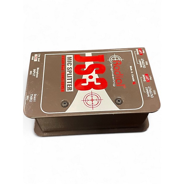 Used Radial Engineering JS-3 Mic Splitter Audio Converter