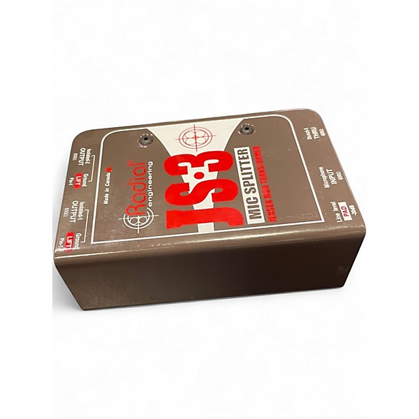 Used Radial Engineering JS-3 Mic Splitter Audio Converter