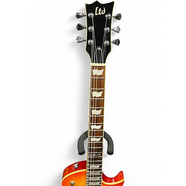 Used ESP LTD EC256FM 2 Tone Sunburst Solid Body Electric Guitar