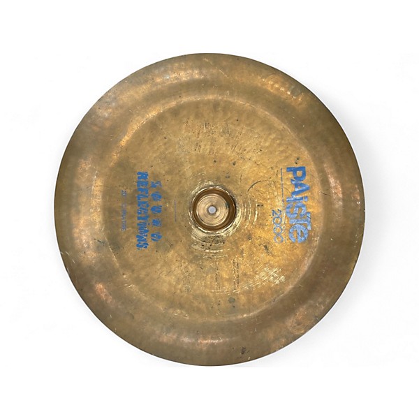 Used Paiste  20in 2000 sound reflections 20" china type Cymbal