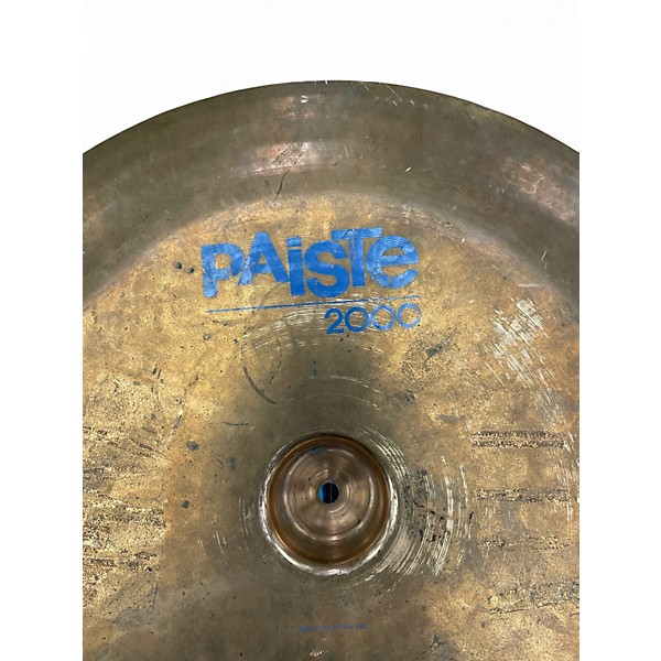 Used Paiste  20in 2000 sound reflections 20" china type Cymbal