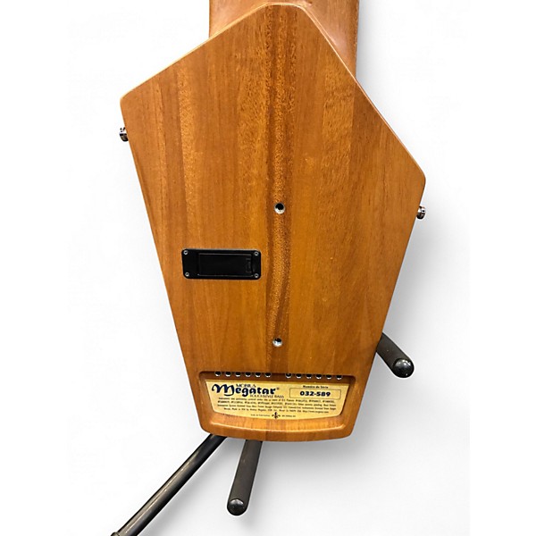 Used 2000s Mobius Megatar Natural Electric Bass Guitar