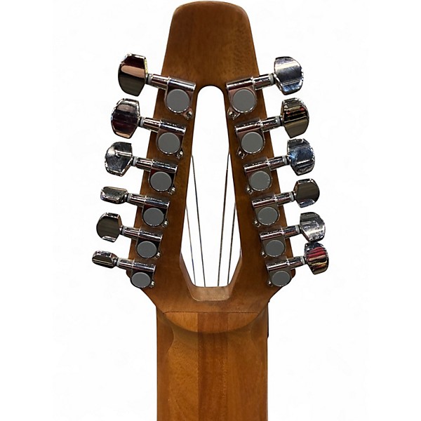 Used 2000s Mobius Megatar Natural Electric Bass Guitar