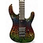 Used Ltd M-1 Custom Rainbow Crackle Solid Body Electric Guitar