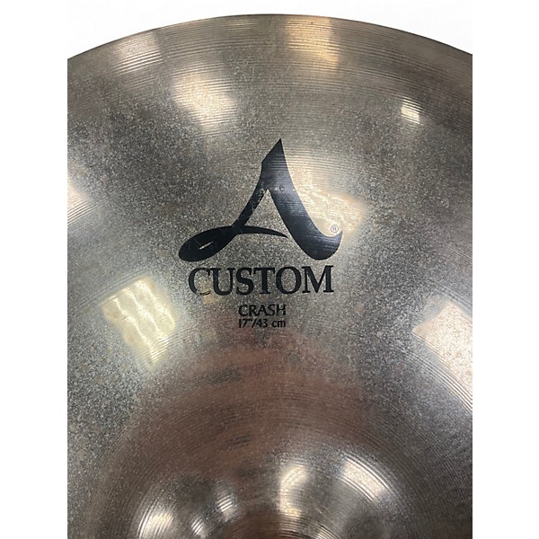 Used Zildjian 17in A Custom Crash Cymbal