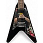 Used 2022 Gibson 70'S FLYING V MIRROR BLACK Solid Body Electric Guitar