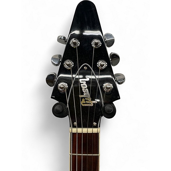 Used 2022 Gibson 70'S FLYING V MIRROR BLACK Solid Body Electric Guitar