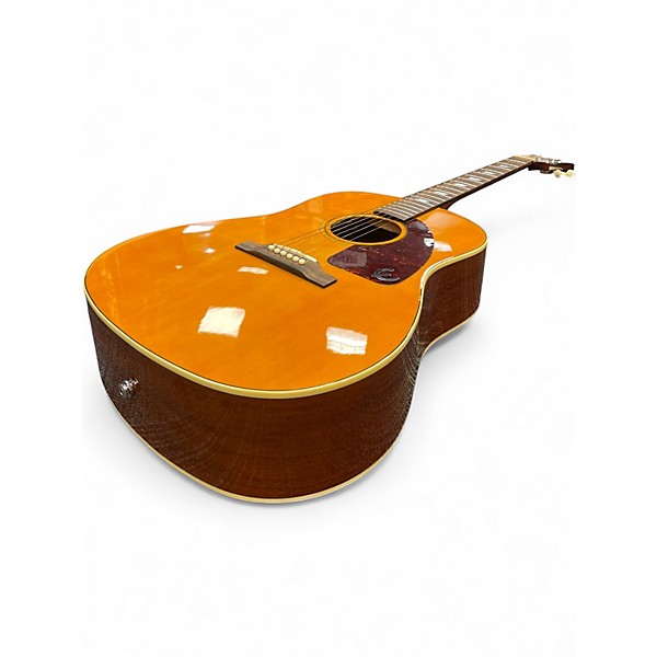 Used Epiphone Masterbuilt Texan FT-79 AN Natural Acoustic Guitar