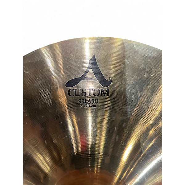 Used Zildjian 8in A Custom Splash Cymbal