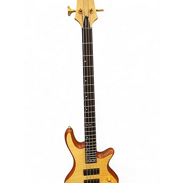 Used Schecter Guitar Research Diamond Passive Custom natural satin Electric Bass Guitar