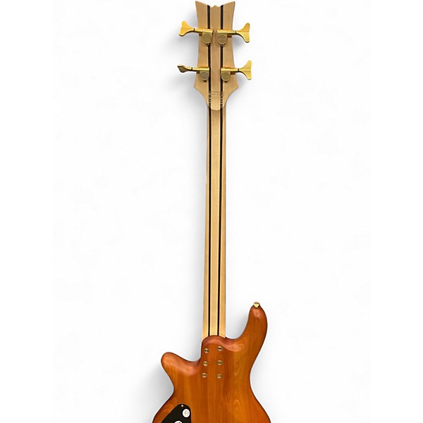 Used Schecter Guitar Research Diamond Passive Custom natural satin Electric Bass Guitar