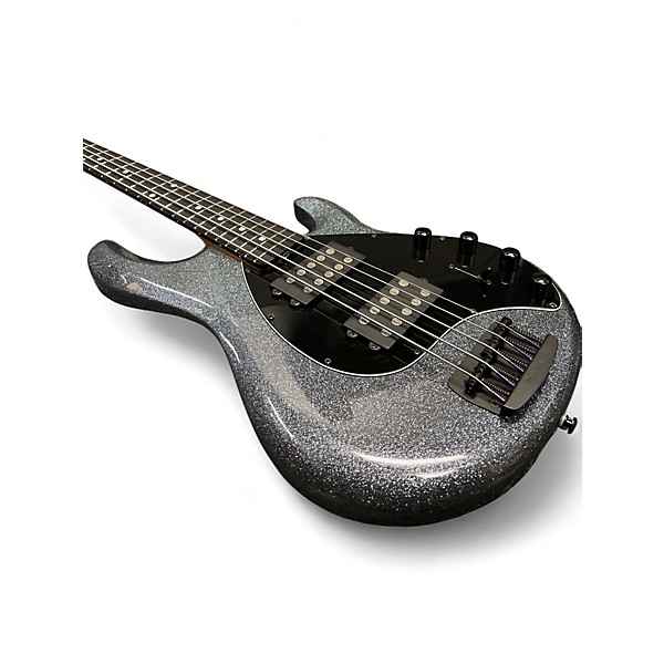 Used Ernie Ball Music Man StingRay 5 Special HH Charcoal Sparkle Electric Bass Guitar