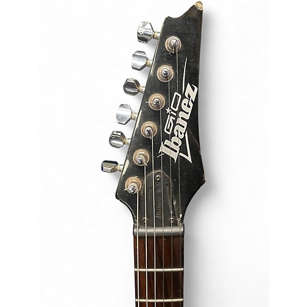 Used Ibanez GS121 Metallic Green Sunburst Solid Body Electric Guitar