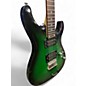 Used Ibanez GS121 Metallic Green Sunburst Solid Body Electric Guitar