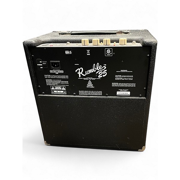 Used Fender Rumble 25 25W 1x8 Bass Combo Amp