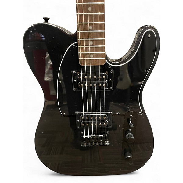 Used Squier Affinity Telecaster Metallic Black Solid Body Electric Guitar