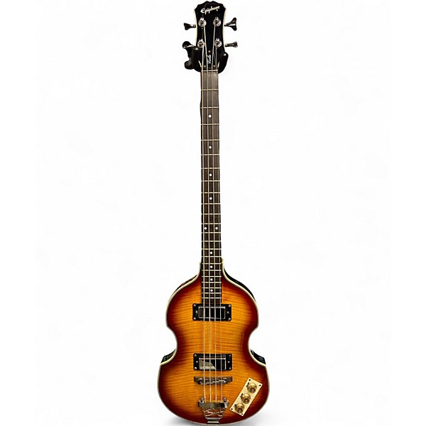 Used Epiphone Viola Tobacco Burst Electric Bass Guitar
