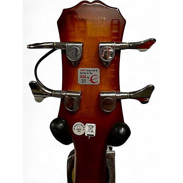 Used Epiphone Viola Tobacco Burst Electric Bass Guitar