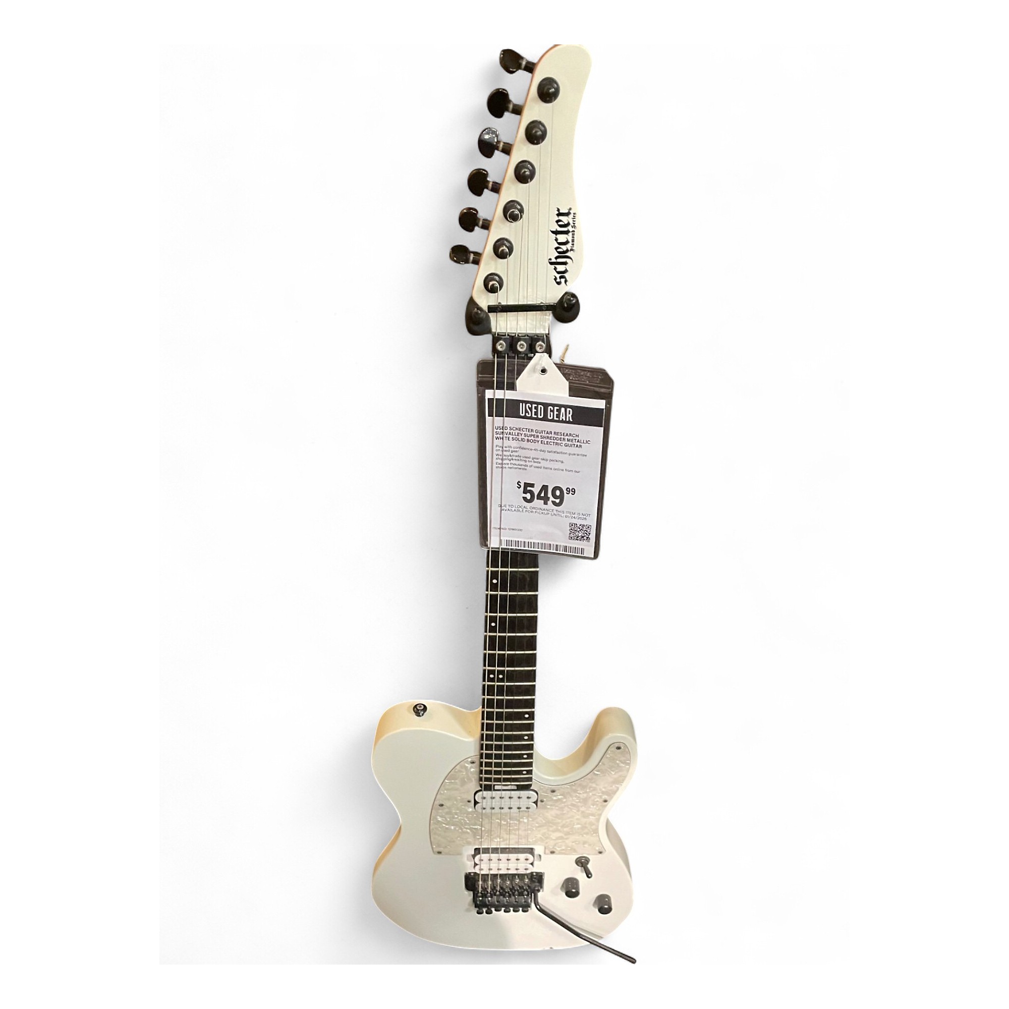 Used Schecter Guitar Research sunvalley super shredder metallic