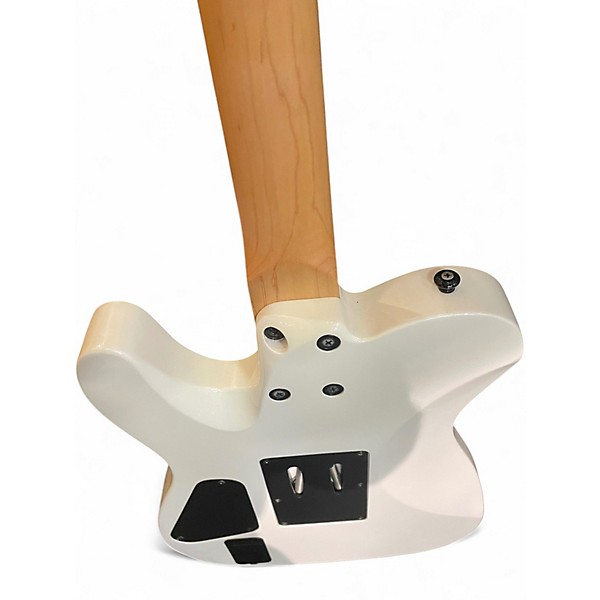 Used Schecter Guitar Research sunvalley super shredder metallic white Solid Body Electric Guitar