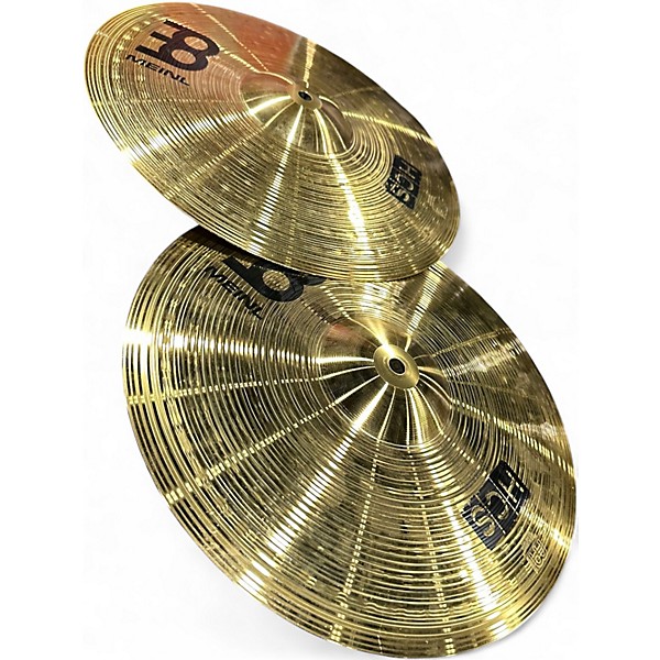 Used MEINL 14in HCS Hi Hat Crash Ride Set Cymbal