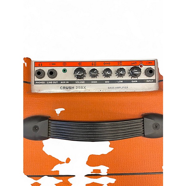 Used Orange Amplifiers crush 25bx Bass Combo Amp
