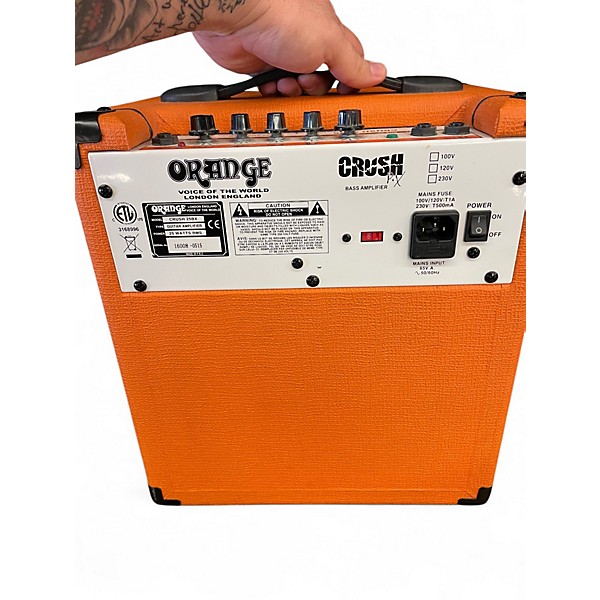 Used Orange Amplifiers crush 25bx Bass Combo Amp