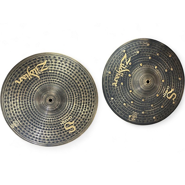 Used Zild 14in S DARK Hi Hat Pair Cymbal