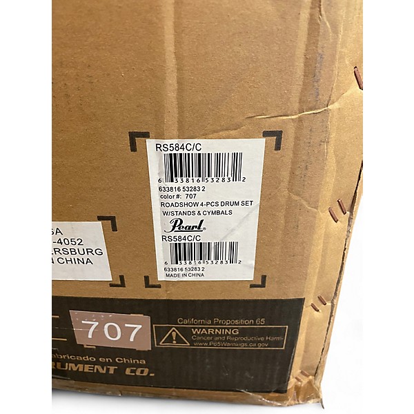 Used Pearl 4 Piece ROADSHOW RS584C BRONZE METALLIC Drum Kit