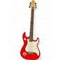 Used Greg Bennett Design by Samick malibu red Solid Body Electric Guitar