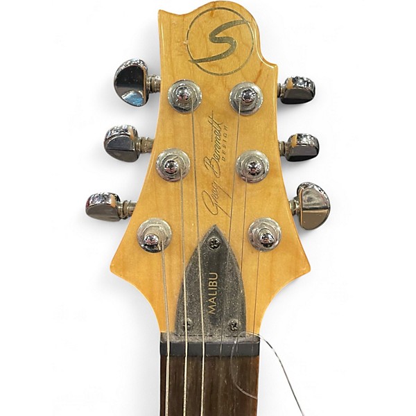 Used Greg Bennett Design by Samick malibu red Solid Body Electric Guitar