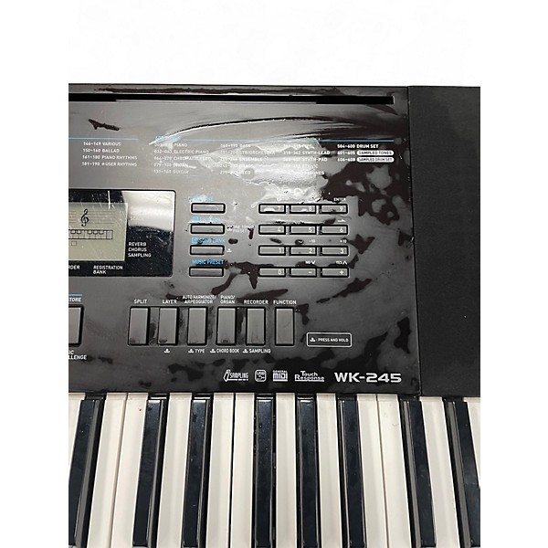 Used Casio WK245 76-Key Keyboard Workstation