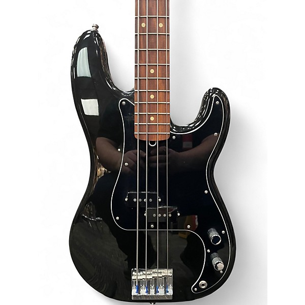 Used 2019 Fender Player Precision Bass Black Electric Bass Guitar