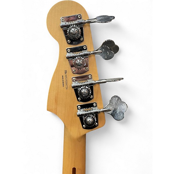 Used 2019 Fender Player Precision Bass Black Electric Bass Guitar